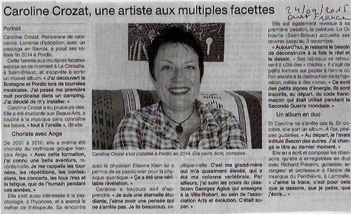 You are currently viewing Une artiste aux multiples facettes