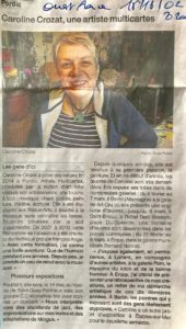 Lire la suite à propos de l’article Une artiste multicartes