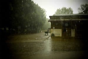 Lire la suite à propos de l’article Ferme sous la pluie