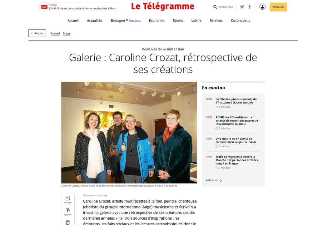 You are currently viewing Caroline Crozat, rétrospective de ses créations