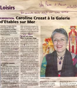 Lire la suite à propos de l’article Expo Galerie Etables