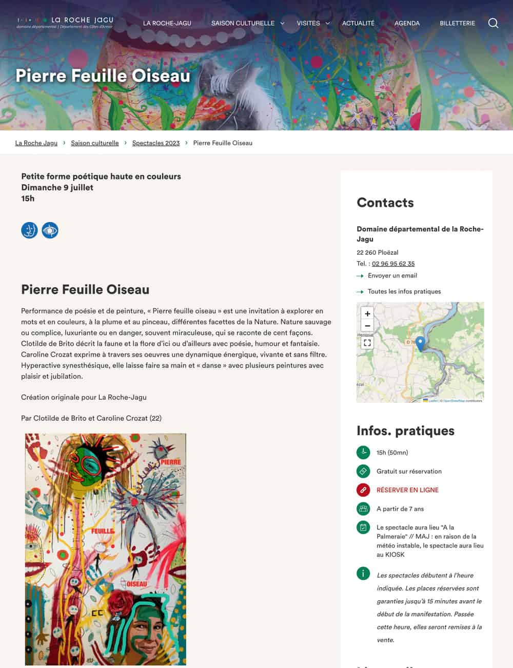 You are currently viewing Pierre Feuille Oiseau | La Roche Jagu