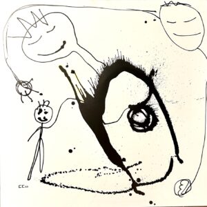 Lire la suite à propos de l’article Encre sur toile 100×100