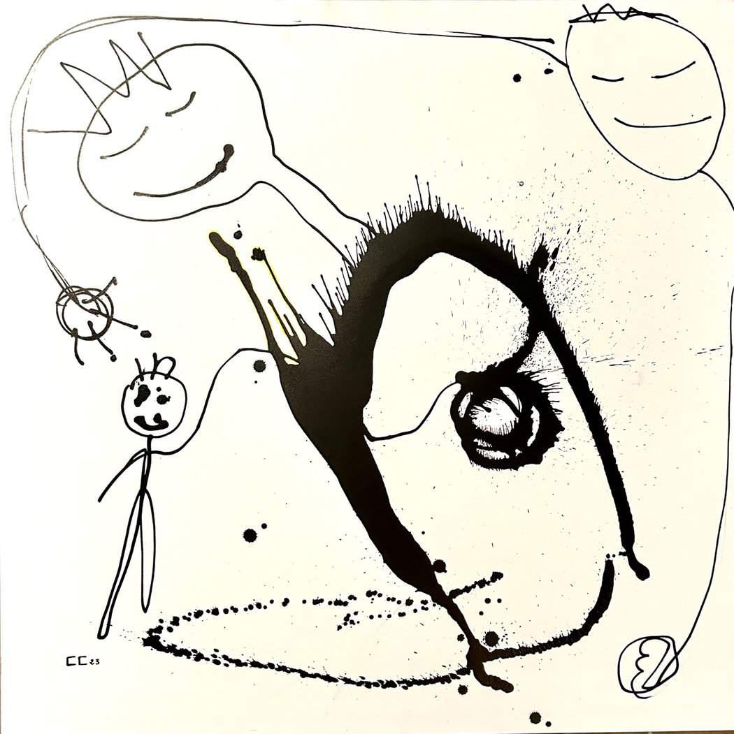 You are currently viewing Encre sur toile 100×100